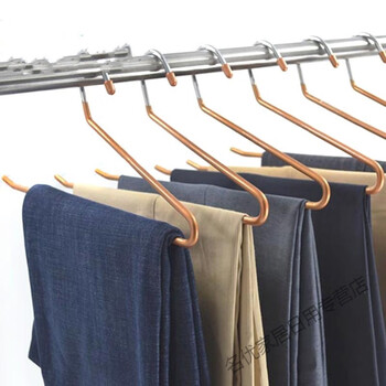 防滑裤夹裤架神器衣柜收纳衣架家用鹅型挂裤子架晾裤用多功能裤挂