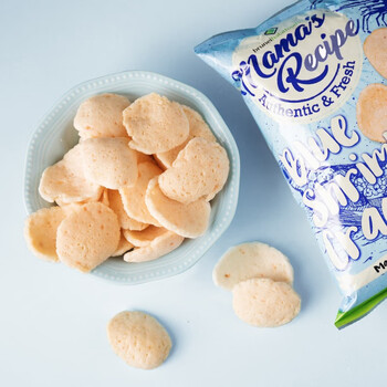 文莱国家馆 进口蓝虾片50g/袋 香辣 青芹各1包