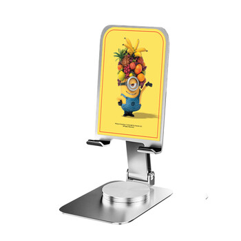 摩集客小黄人正版手机支架桌面IPAD平板支架可旋转升降懒人直播拍视频追剧神器小巧便携支撑架可折叠 斯图尔特（Stuart） 小黄人正版授权 XHR-004