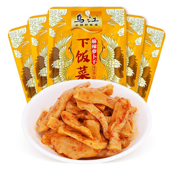 乌江袋装萝卜干 重庆榨菜鲜香麻辣萝卜开味下饭小咸菜 乌江麻辣萝卜干