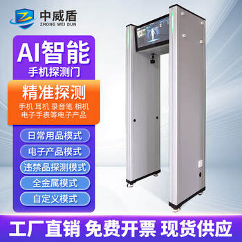 中威盾电子产品探测门保密会议室高考监狱检测电子金属违禁品智能安检门 WD-FC01滑槽（标配版）