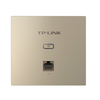 TP-LINK TL-AP1202I-PoE 86型面板式双频无线AP嵌入墙壁式室内wifi网络覆盖 TL-AP1202I-PoE薄款米兰金（方）