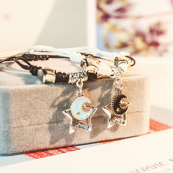 雯岚 韩版情侣手链一对简约个性手链男生女生手环学生闺蜜手链手绳