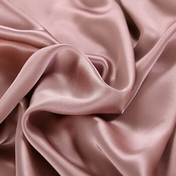 上用品美容养颜印花美肤防皱真丝枕皮重磅真丝枕巾桑蚕丝丝绸 深藕色
