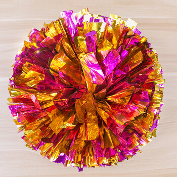 花广场舞彩球中号儿童舞蹈表演道具手拿花学校运动会学生演出啦啦花球