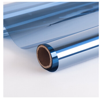 新品蓝色玻璃贴膜家用 防晒隔热膜遮光遮阳 阳台卧室自粘防爆窗户贴纸