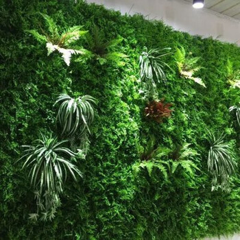 仿真植物墙绿植墙面门头装饰假草坪室内背景墙花墙草皮墙 通用款一