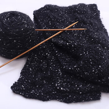 圣诞线送男友女diy自织围巾毛线团牛奶棉围巾线粗毛线手工编织 13黑色