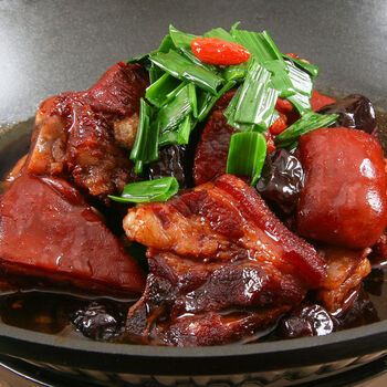 新元沪食 红烧山羊肉 带皮羊肉 熟羊肉 上海崇明 特色熟食 下酒菜