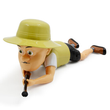 美高乐熊出没爬行光头强发光打枪爬行卡通人偶益智宝宝儿童玩具网红