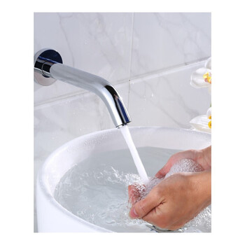 入墙式暗装面盆全自动感应水龙头单冷冷热暗藏式墙出水龙头感应 单冷