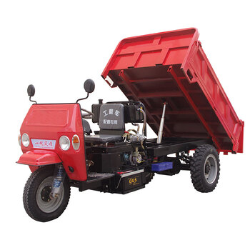 柴油农用三轮车工程五征自卸载重爬山爬坡王时风建筑工地运输拖车 7速