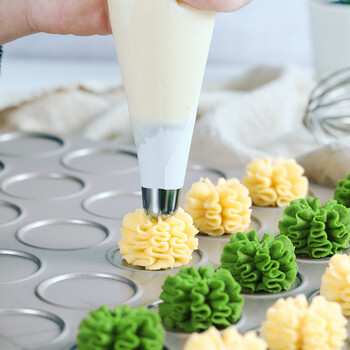 曲奇饼干裱花嘴八齿中号婊花嘴奶油蛋糕挤花嘴裱花工具8齿曲奇裱花嘴