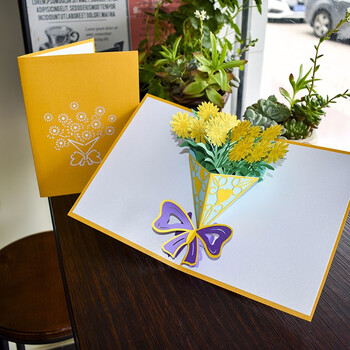 3d贺卡 创意立体贺卡通用个性卡片贺卡生日 祝福贺卡送同学闺蜜朋友