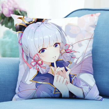 麋鹿星球抱枕原神神里绫华周边动漫二次元睡觉枕头抱枕套靠枕图片定制