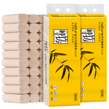 原浆卫生纸家用实惠装厕纸巾学生宿舍用无芯卷筒手纸10卷