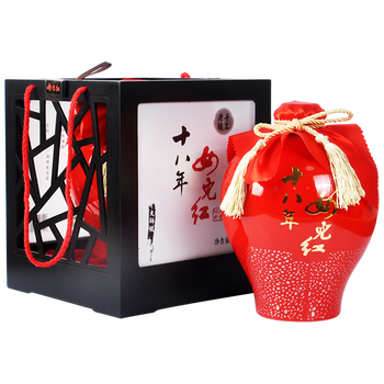 绍兴女儿红大师级十八年陈礼盒手工原酿黄酒1.5l