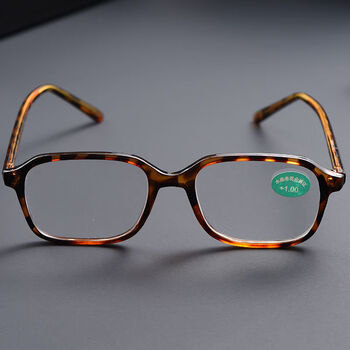 水晶老花镜中老年高清防蓝光老花镜大镜片男女款舒适 2007#45-50岁