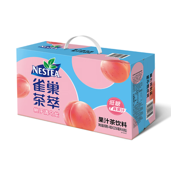 雀巢（Nestle）茶萃桃子清乌龙 果汁茶饮料250ml*24包 整箱