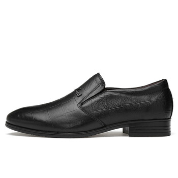 【京东认证】 皮鞋男真皮商务男鞋休闲黑色 头层牛皮正装男士皮鞋