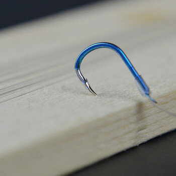 蓝色伊势尼01 8号钩伊势尼有倒刺子线2