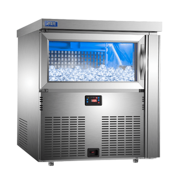 制冰机方块 米亚斯商用蓝光吧台制冰机奶茶酒吧全自动40-150公斤方块