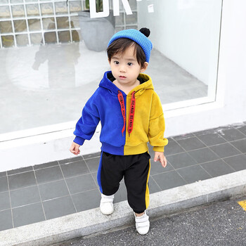 11特惠】男童装宝宝秋冬套装到2周半加厚卫衣儿童3至小男孩5衣服6岁潮