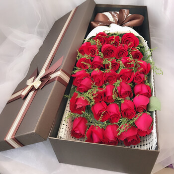 【京东直营店】烟台鲜花同城速递生日玫瑰花莱阳龙口蓬莱招远莱州