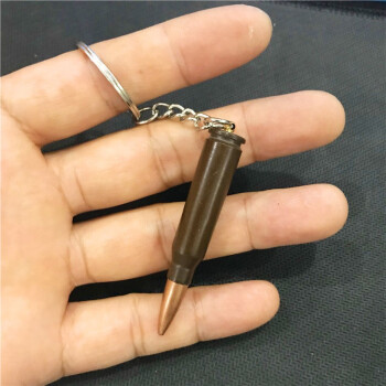 子弹壳工艺品礼品挂件汽车钥匙吊坠军事训练钥匙扣退伍老兵纪念品 95