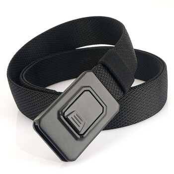 极为(jevi)尼龙战术腰带男多功能快拆自动扣松紧帆布皮带户外军训裤带