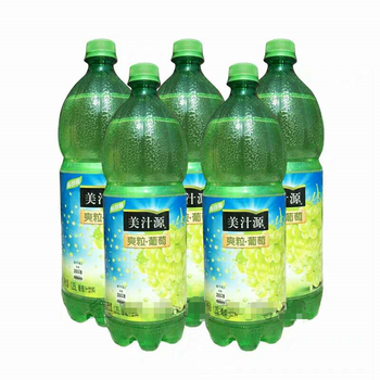 可口可乐美汁源爽粒葡萄饮料125l12瓶
