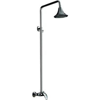 洗浴花洒酒店宾馆公共浴场澡堂淋浴增压喷头全铜明装套装 增压单功能