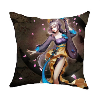 英魂之刃周边抱枕沙发床头汽车靠垫 小乔洛神波塞冬暗月猎手生日礼物