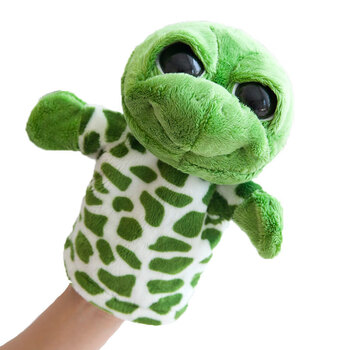 动物手偶玩具嘴巴能动儿童腹语手套表演布偶兔子手指玩偶毛绒娃娃撩妹