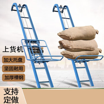 装车神器上货升降机提升机移动式小型家用电动车载折叠上料托包机