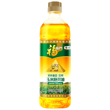 福临门 食用油 非转基因压榨一级黄金产地玉米油900ml（富含植物甾醇）