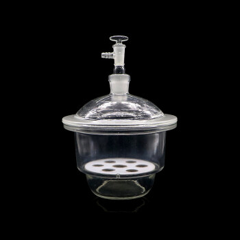 玻璃干燥器实验室干燥皿透明真空干燥皿玻璃仪器透明附瓷板减压干燥皿 150mm真空