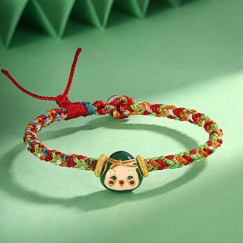 京营端午节五彩绳手工编织绳情侣diy手链饰品节日礼物摆 端午a款 手围