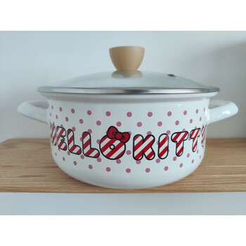 陶瓷锅炒锅日本 日本爱丽思iris炒锅陶瓷釉涂层可拆卸把手硅厨具爱丽