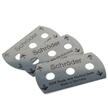 schroder取样器刀片双面刀片克重仪刻盘三孔刀片 1片(德国进口刀刃)