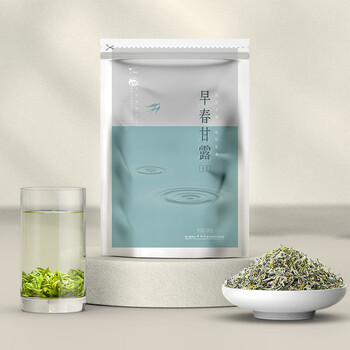 味独珍早春蒙顶甘露 四川明前春茶 蒙顶山茶 蒙顶甘露高山绿茶 早春甘露袋装100g