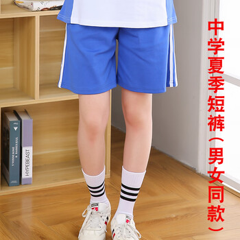 校服套装中学生高中初中男女外套运动校裤速干秋季夏冬 中学夏季短裤