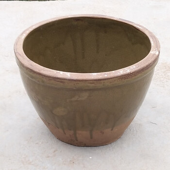 发酵缸粗陶家用酱缸养鱼陶瓷酸菜腌菜缸大土陶庭院睡莲荷花缸水缸