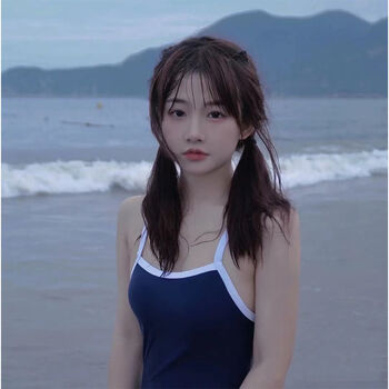 莓芬热耀比基尼 日系泳衣女泡温泉比基尼2022游泳馆专用纯欲风网红 92