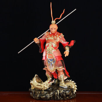 圣仕普 齐天大圣孙悟空美猴王斗战胜佛树脂佛像居家供奉客厅工艺装饰