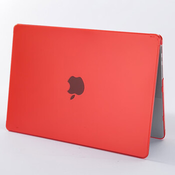 macbook pro苹果笔 air记本电脑保护壳套 超薄设计【红色】高强度保护