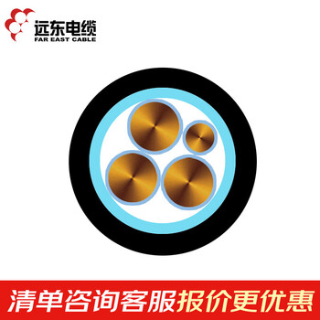 远东电缆 YJV22-3*70+1*35铜芯钢带铠装电力电缆 1米【有货期50米起订不退换】