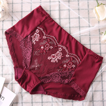 本新品无痕舒适小内裤 酒红色 l