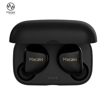脉歌（Macaw）MT-20 真无线蓝牙耳机 TWS运动耳机 入耳式耳机 蓝牙5.0 通用苹果华为小米手机 黑色