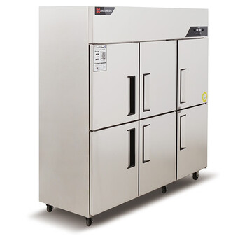 金松(jinsong)金松商用四门冰箱冷藏冷冻展示柜立式不锈钢冰柜奶茶